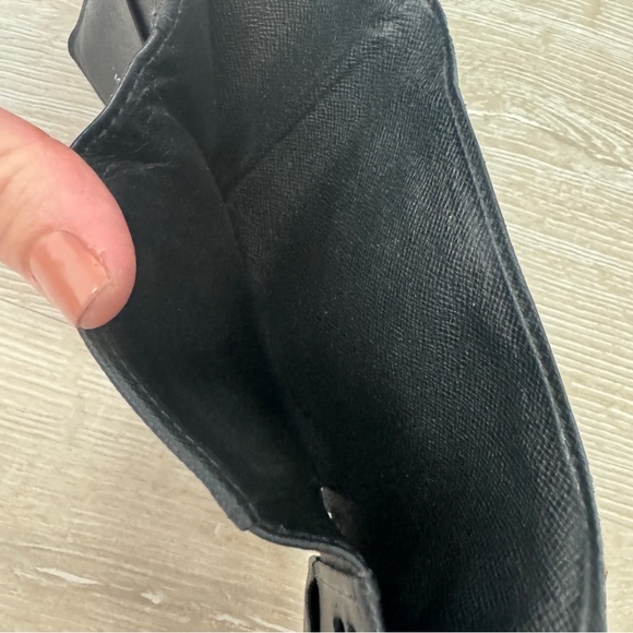 Louis Vuitton Trifold Damien Graphite Mens Wallet Black Grey N63096 - Picture 12 of 14